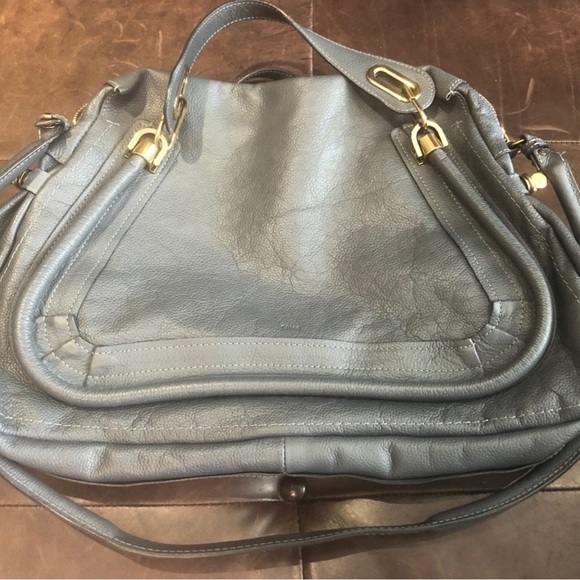 Chloe Paraty Leather Satchel in Black Fusain - Picture 1 of 7